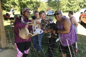 Langton Green Goat-Yoga-Community-Involvement-300×200 goat yoga participants