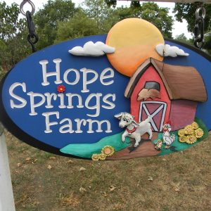 Hope Springs Farm Sign