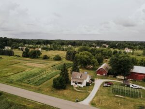 Plainsong Farm aerial